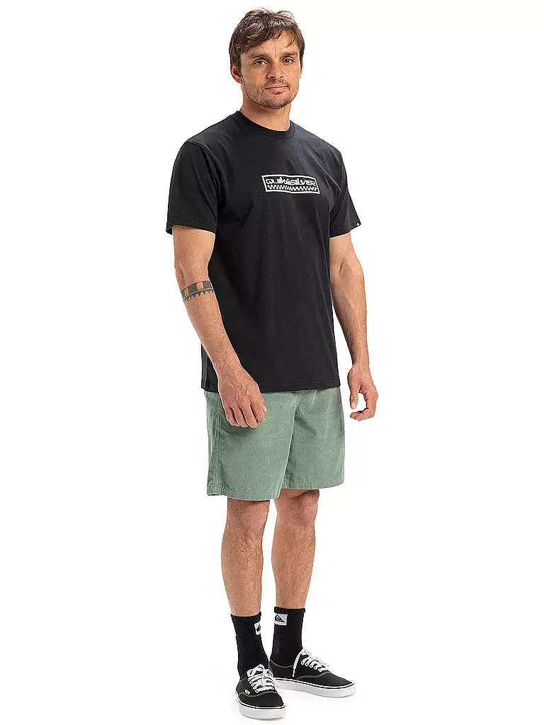QUIKSILVER | Herren Beachshirt Ev Sun Dagger | schwarz