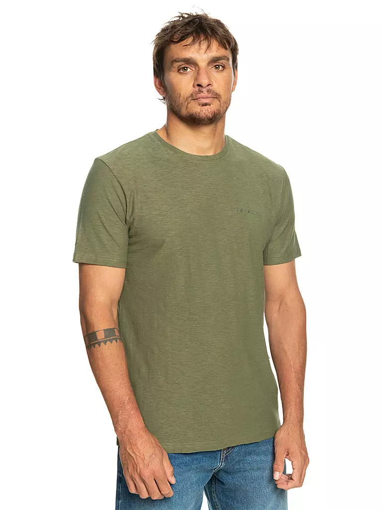 QUIKSILVER | Herren Beachshirt Slub Roundneck | senf