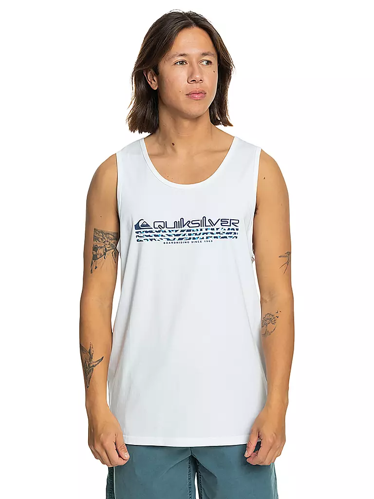 QUIKSILVER | Herren Beachtank Omni Fills | weiss