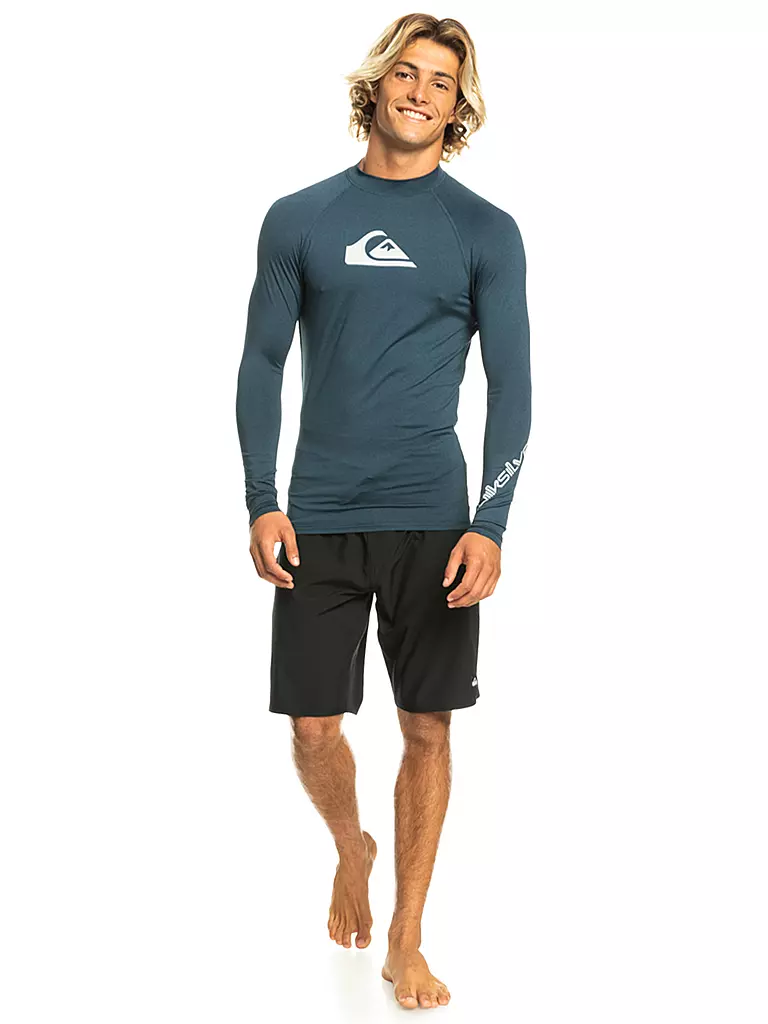 QUIKSILVER | Herren Lycrashirt All Time  | dunkelblau