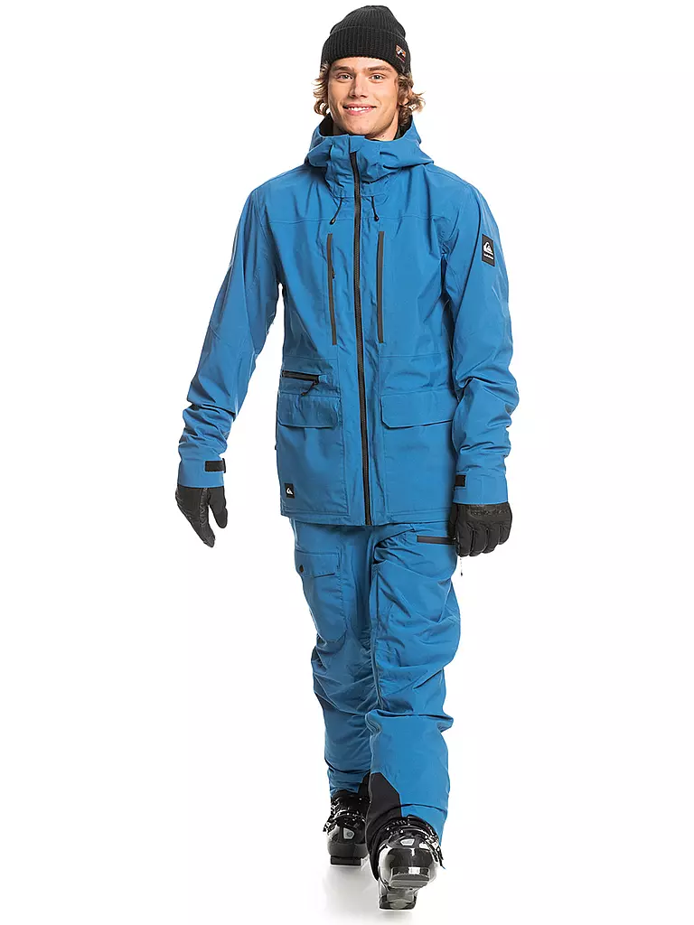 QUIKSILVER | Herren Snowboardjacke S Carlson Stretch Quest | blau