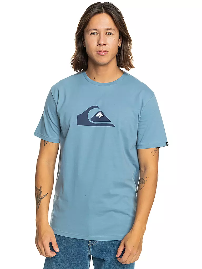 QUIKSILVER | Herren T-Shirt Comp Logo | blau