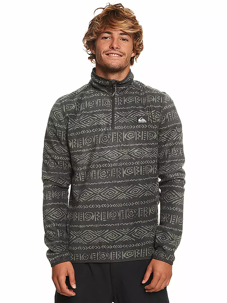 QUIKSILVER | Herren Unterzieh Zipshirt Aker Fleece | grau