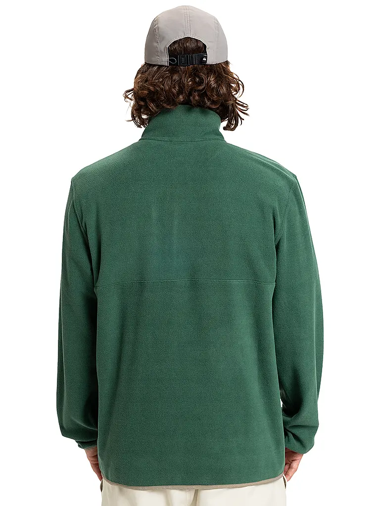QUIKSILVER | Herren Unterzieh Zipshirt No Destination Hs | grün
