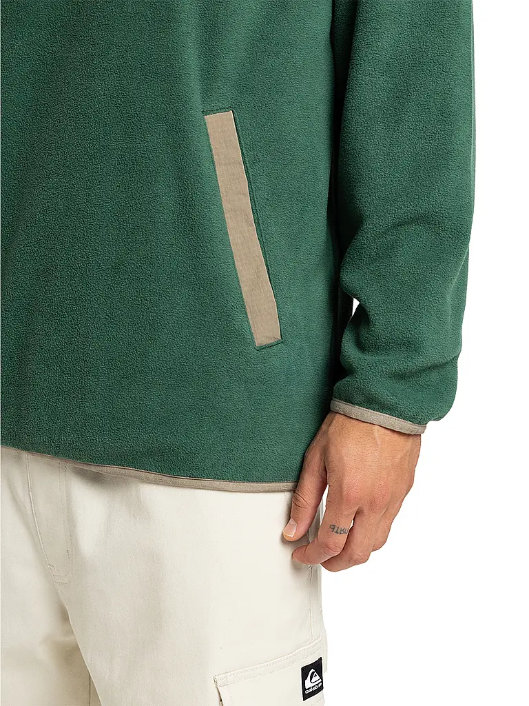 QUIKSILVER | Herren Unterzieh Zipshirt No Destination Hs | grün