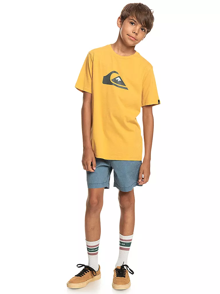 QUIKSILVER | Jungen Beachshirt Comp Logo | gelb