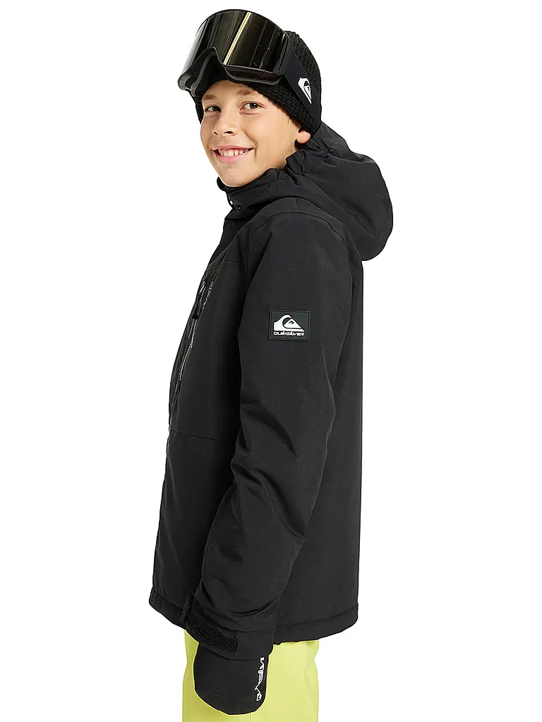 QUIKSILVER | Jungen Snowboardjacke Side Hit Solid | schwarz