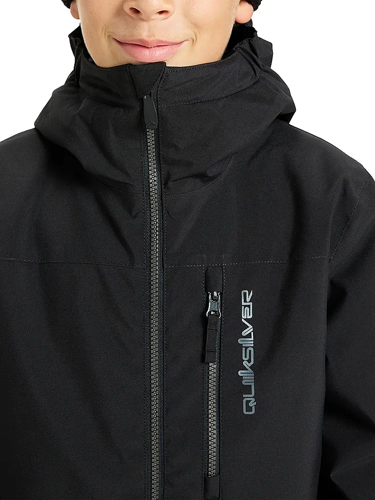 QUIKSILVER | Jungen Snowboardjacke Side Hit Solid | schwarz