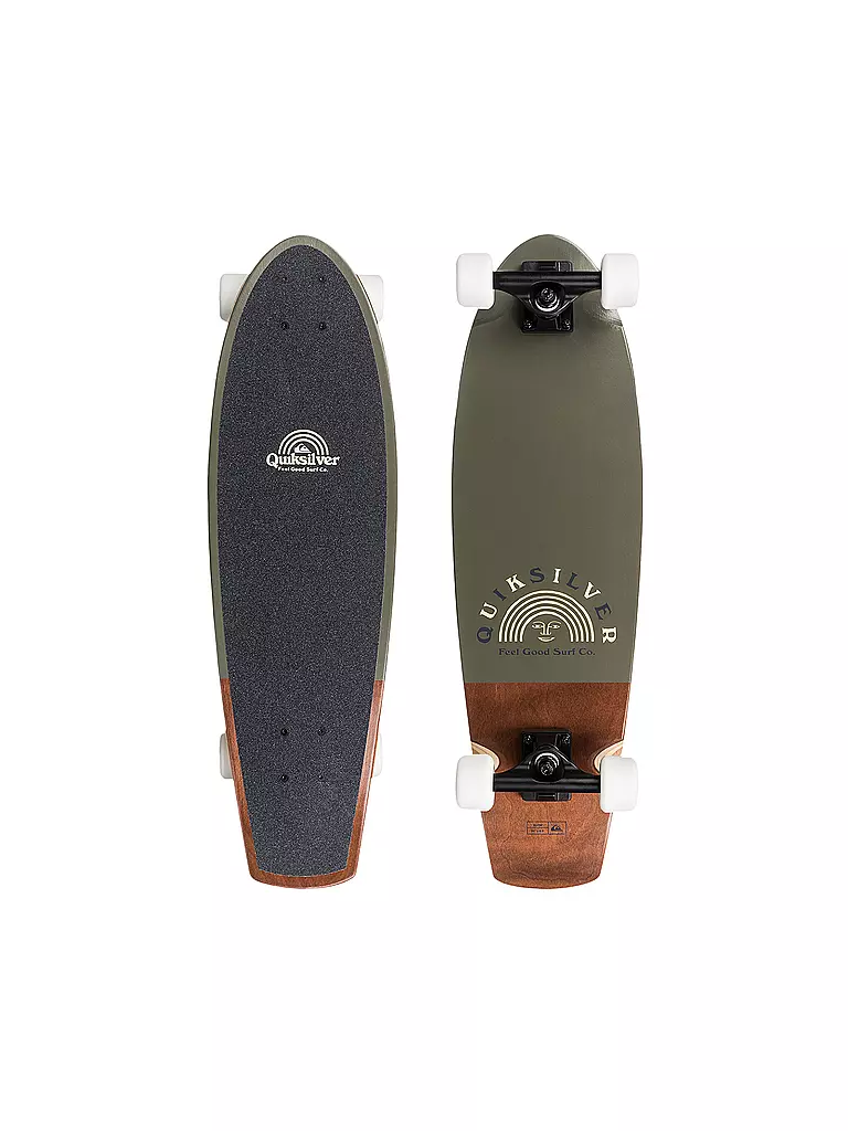 QUIKSILVER | Longboard Skateboard Glow 38" | braun