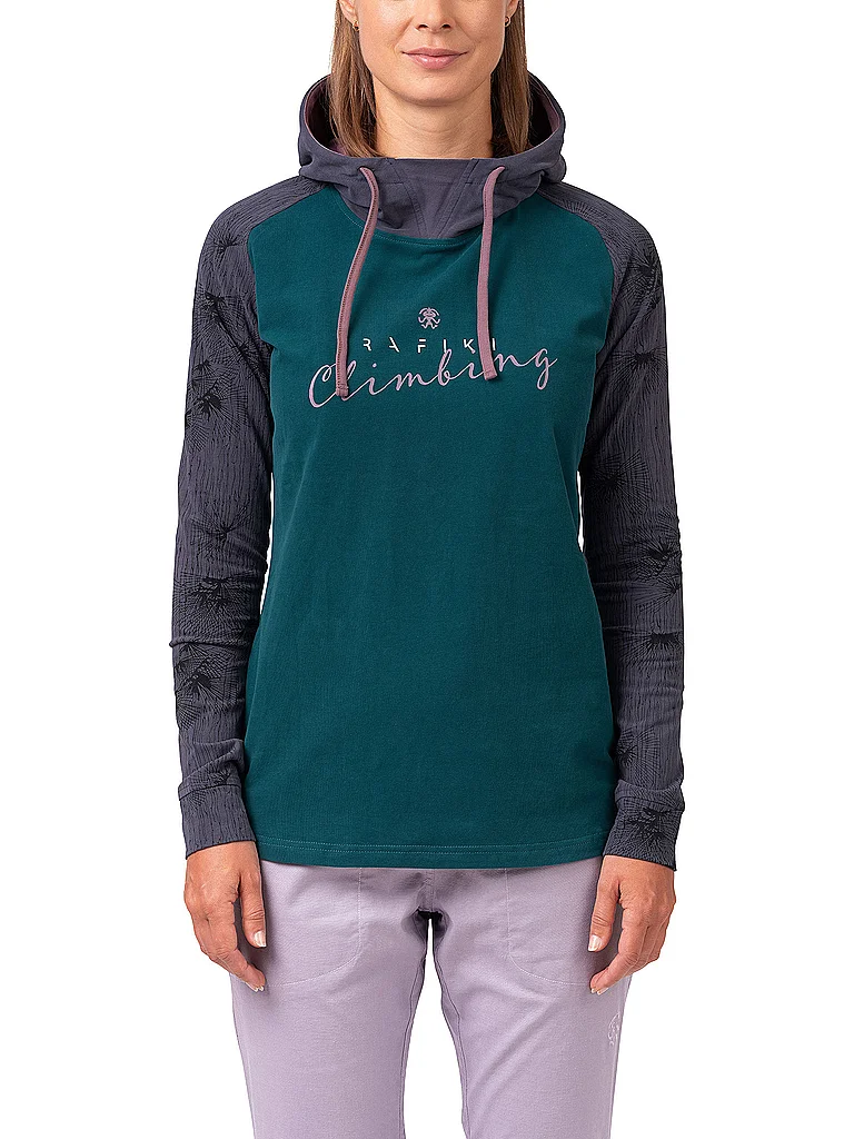 RAFIKI Damen Hoodie Estrella petrol | 34 — Bild 3