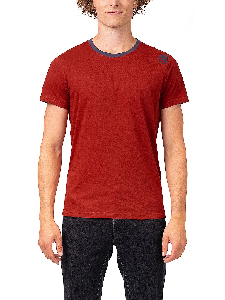 RAFIKI Herren Klettershirt Granite rot | L — Bild 3