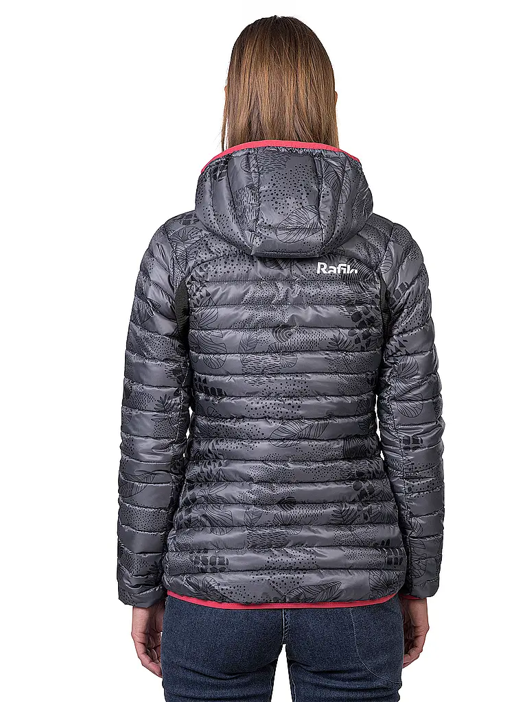 RAFIKI | Damen Isojacke Darcy RDS Down Hoodie | grau