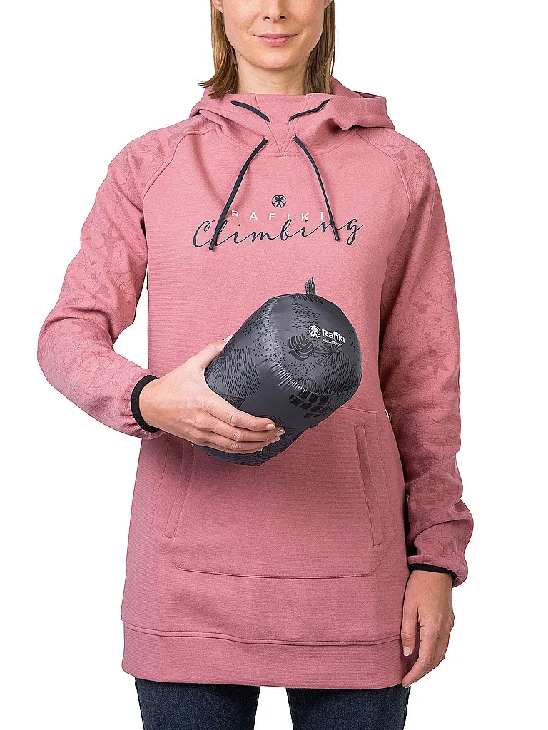RAFIKI | Damen Isojacke Darcy RDS Down Hoodie | grau
