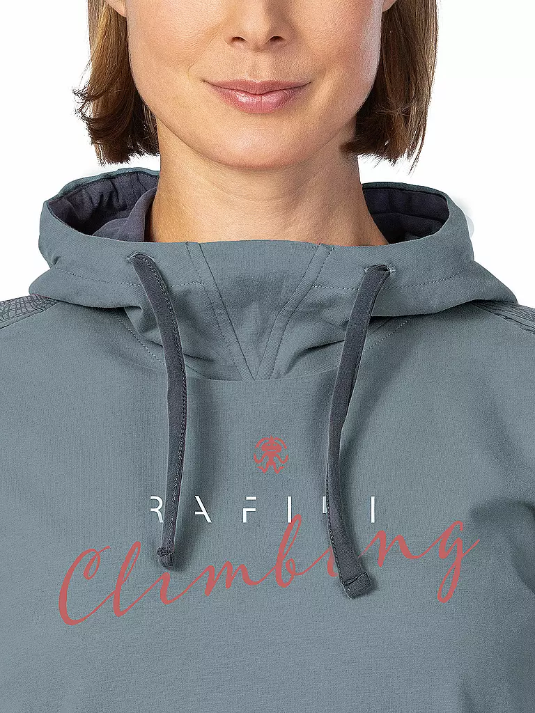 RAFIKI | Damen Kletterjacke Estrella Hoodie | grau