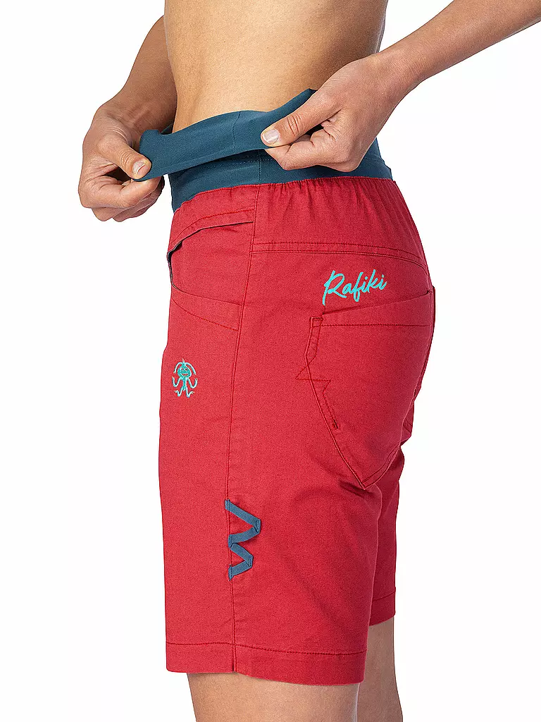 RAFIKI | Damen Klettershort Muriel | rot