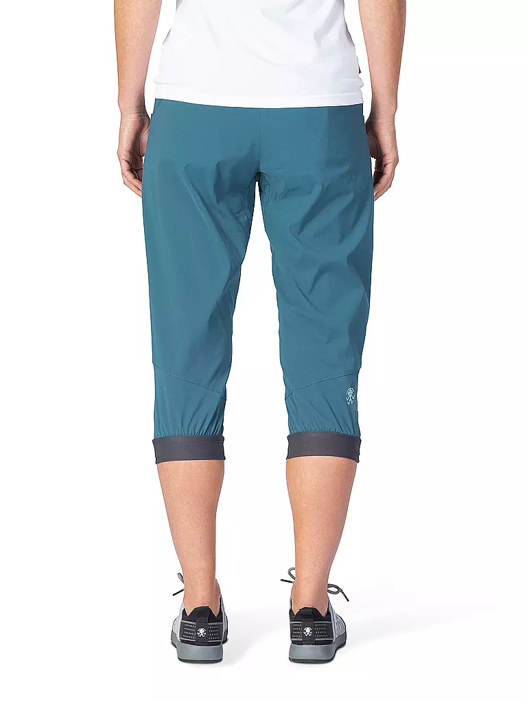 RAFIKI | Damen Klettershort Terragona 3/4 | petrol