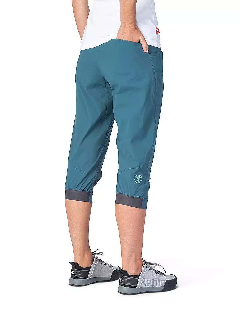 RAFIKI | Damen Klettershort Terragona 3/4 | petrol