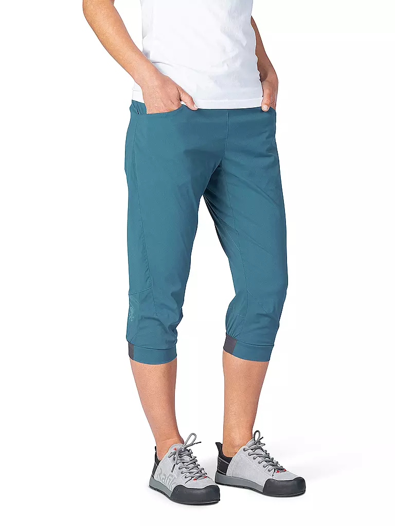 RAFIKI | Damen Klettershort Terragona 3/4 | petrol