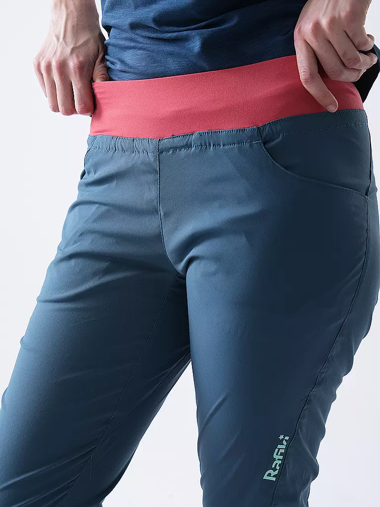 RAFIKI | Damen Klettershort Terragona 3/4 | petrol