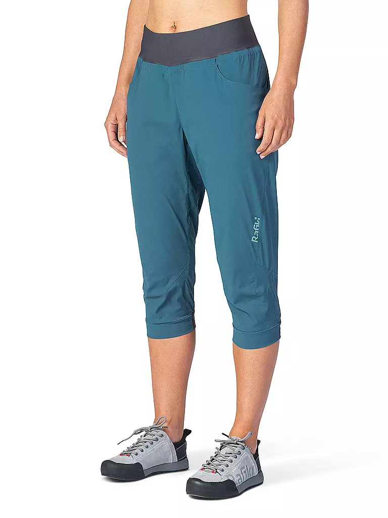 RAFIKI | Damen Klettershort Terragona 3/4 | petrol