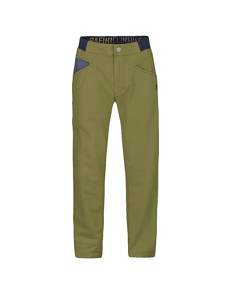 RAFIKI | Herren Kletterhose Grip Leinen | olive