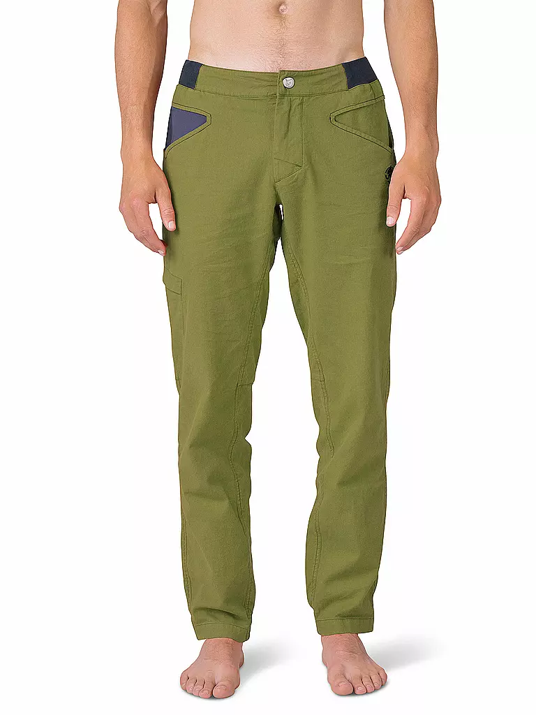 RAFIKI | Herren Kletterhose Grip Leinen | olive