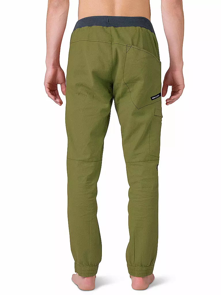 RAFIKI | Herren Kletterhose Grip Leinen | olive