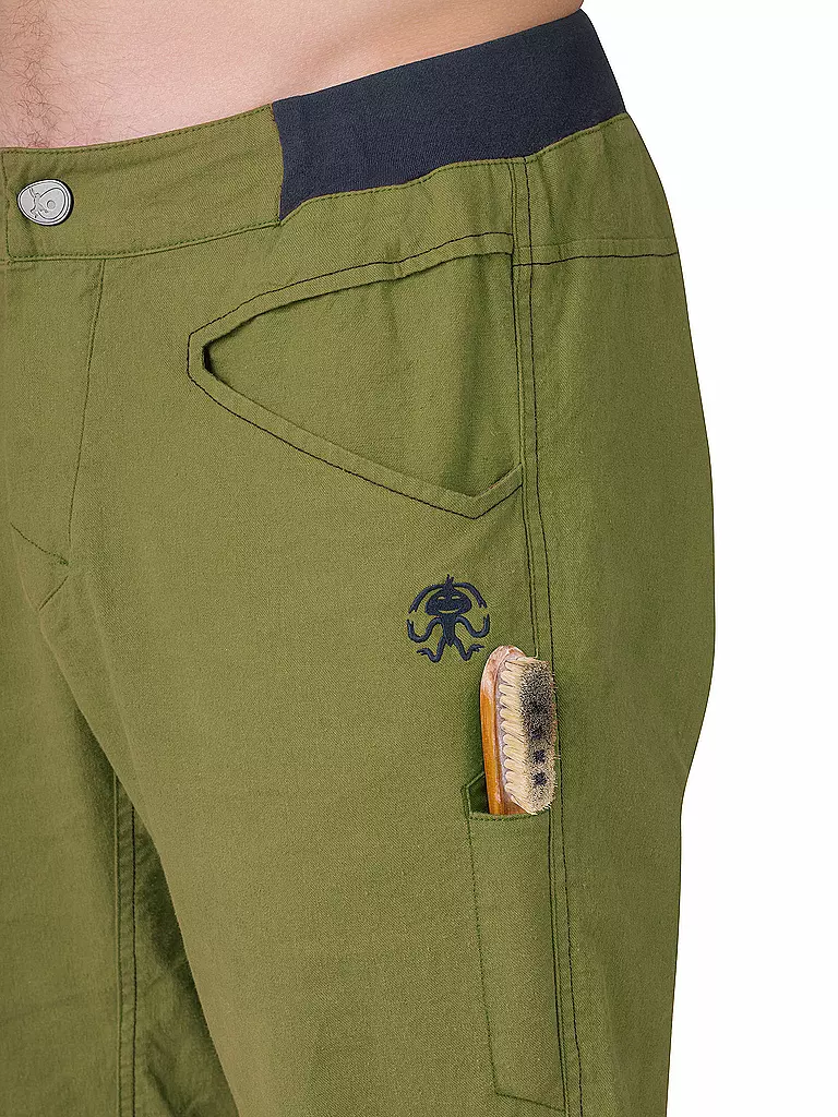 RAFIKI | Herren Kletterhose Grip Leinen | olive