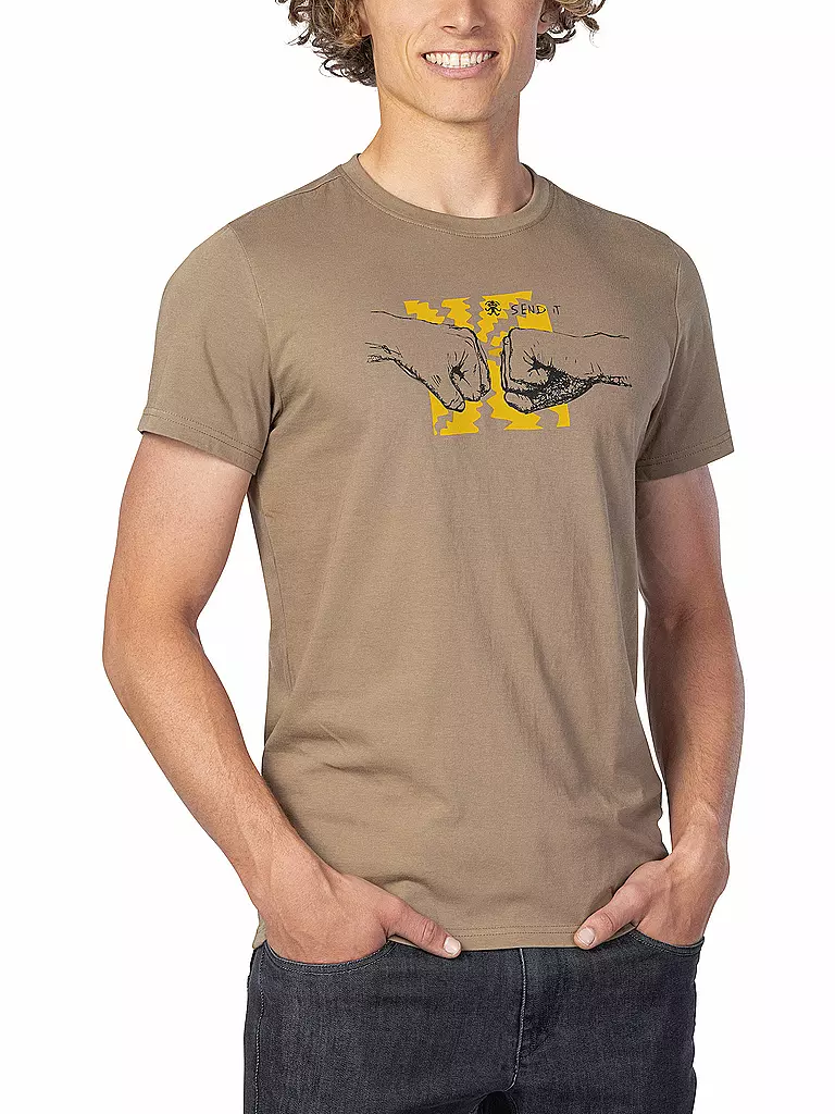RAFIKI | Herren Klettershirt Arcos  | hellbraun