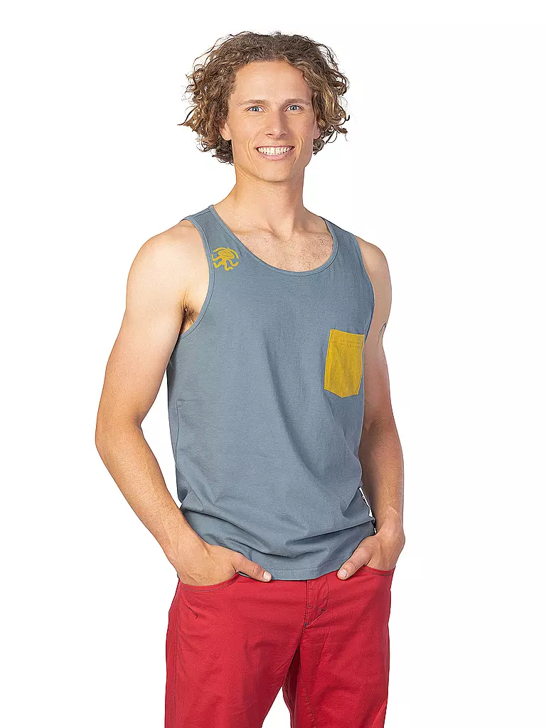 RAFIKI | Herren Klettertank Slab LT | blau