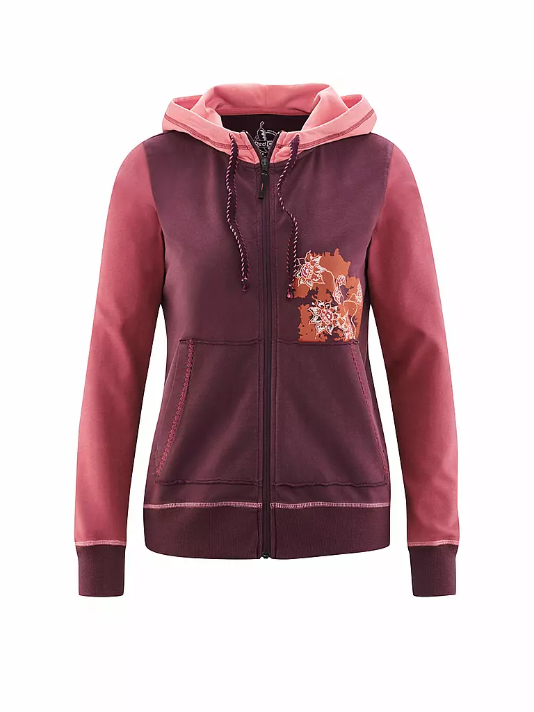 RED CHILI | Damen Kletterjacke Bege Hoodie | beere