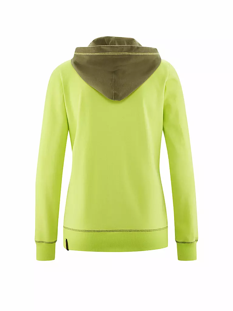 RED CHILI | Damen Kletterjacke Bege Hoodie | gelb