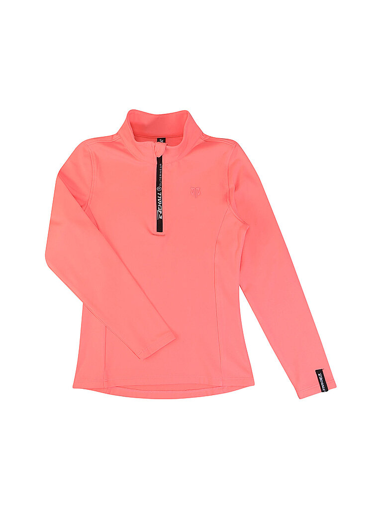 REHALL Mädchen Unterzieh Zipshirt MICHA-R-JR koralle | 140 — Bild 2
