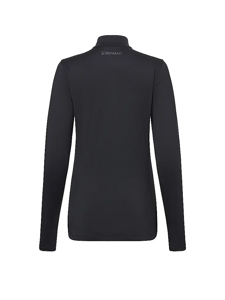REHALL | Damen Unterzieh Zipshirt MICHA-R | schwarz