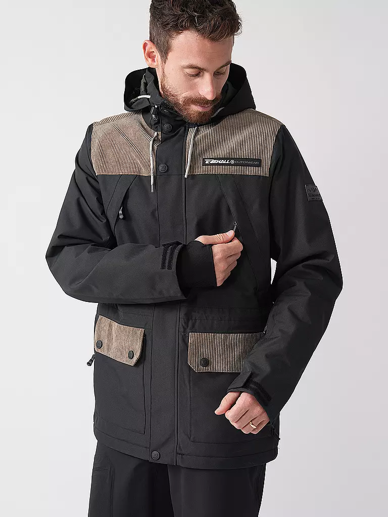 REHALL | Herren Snowboardjacke Bruce-R | schwarz
