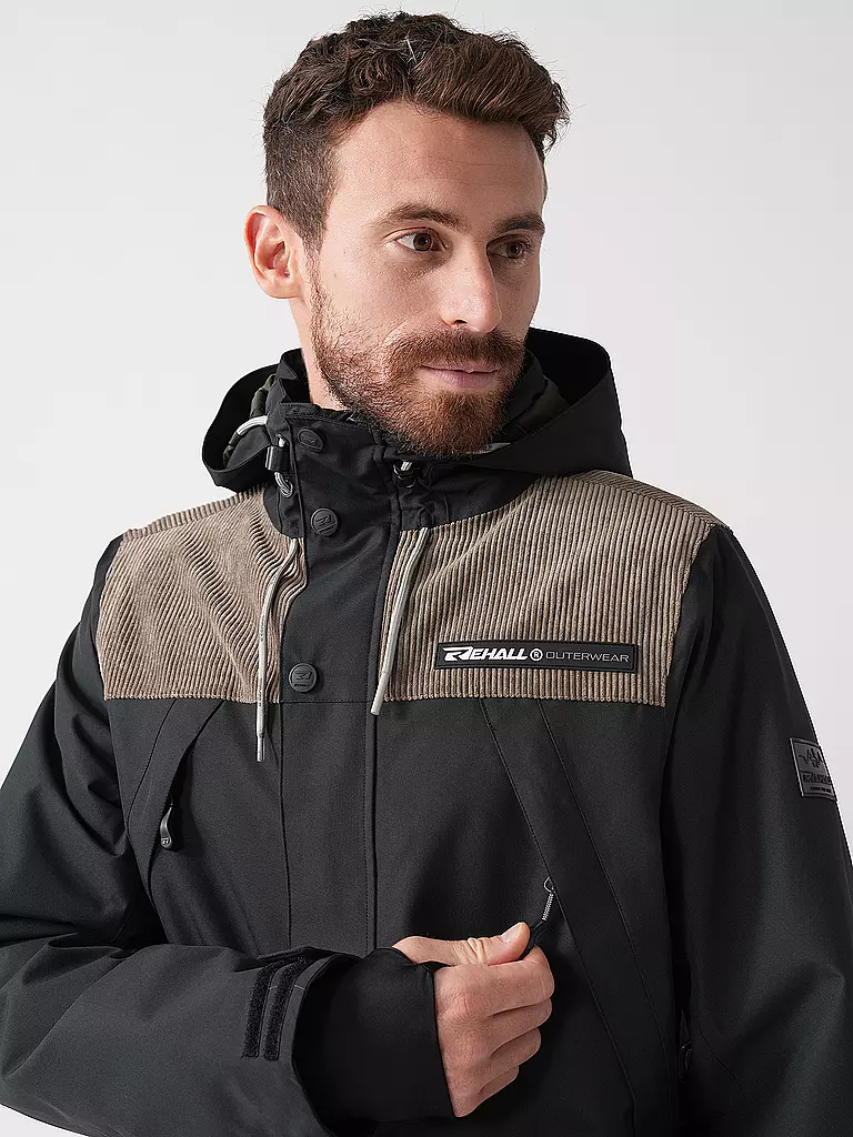 REHALL | Herren Snowboardjacke Bruce-R | schwarz