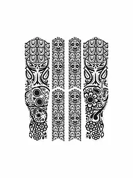 RIESEL DESIGN | chain:TAPE 3000 Los Muertos Gold | schwarz
