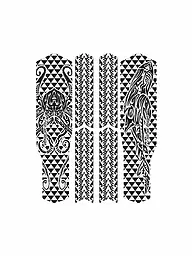 RIESEL DESIGN | chain:TAPE 3000 Los Muertos Gold | schwarz