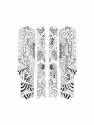 RIESEL DESIGN | chain:TAPE 3000 Los Muertos Gold | silber