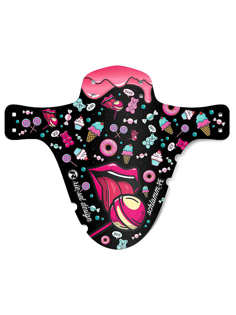 RIESEL DESIGN | Mudguard schlamm:PE Candy | schwarz