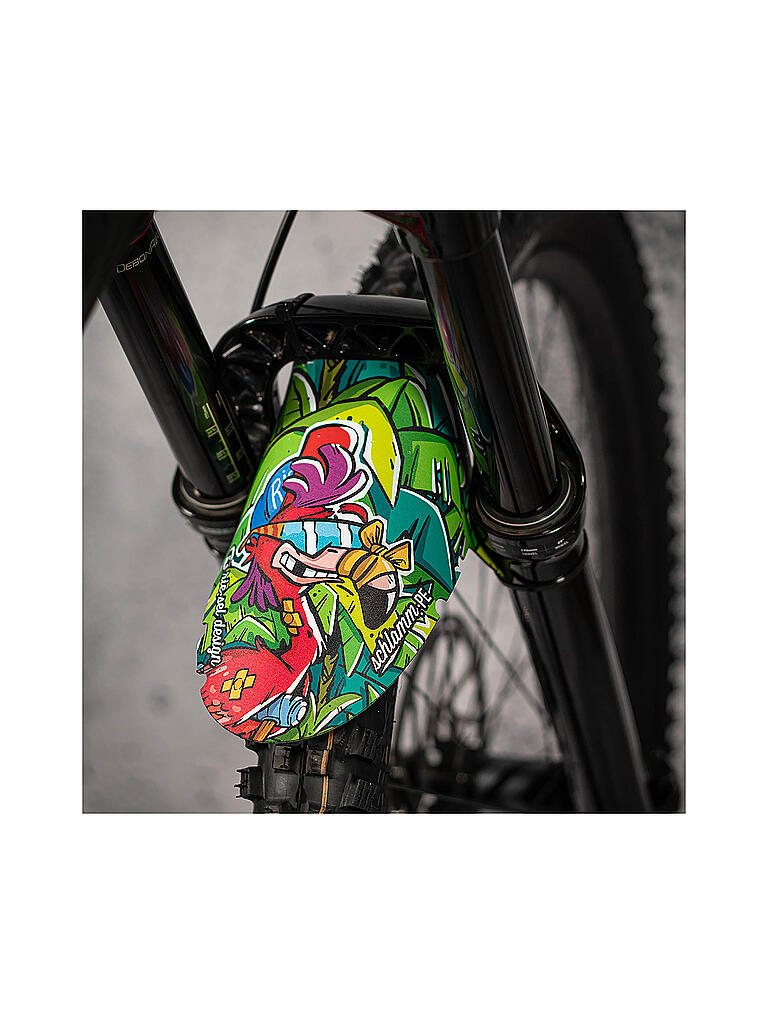 RIESEL DESIGN | Mudguard schlamm:PE Flowmingo | bunt