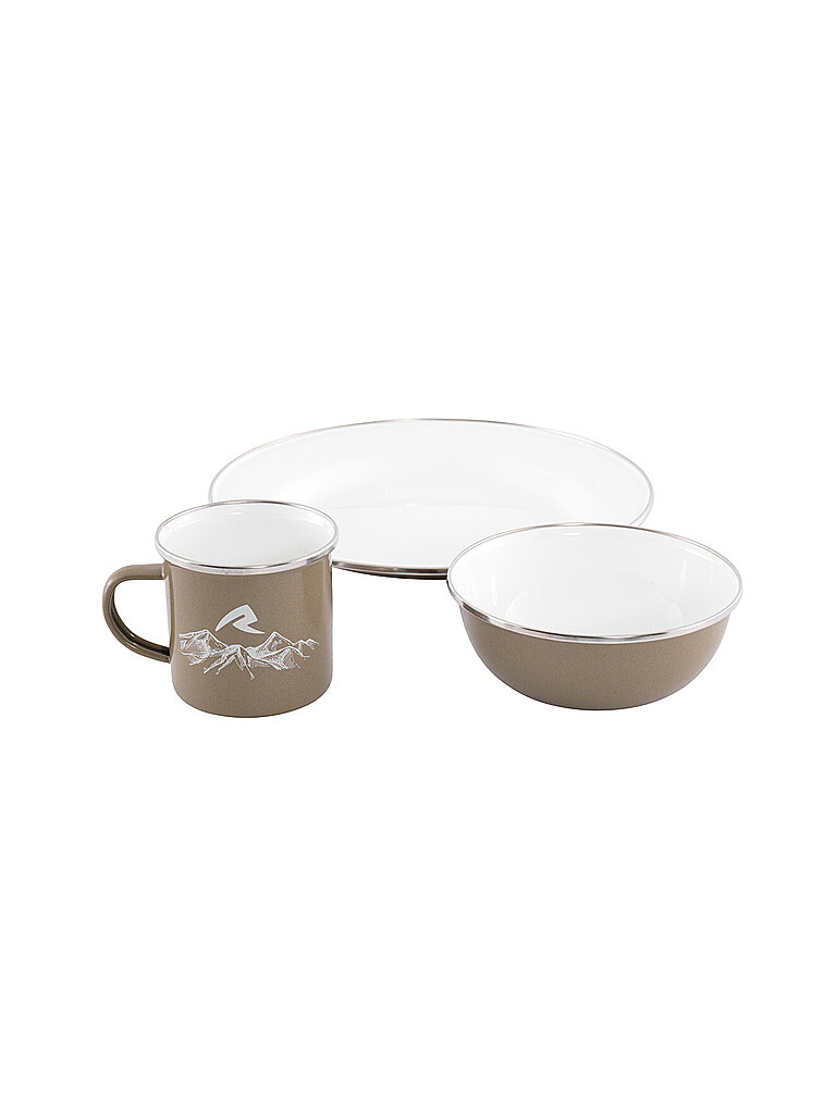 ROBENS Tongass Single Emaille-Set braun — Bild 2