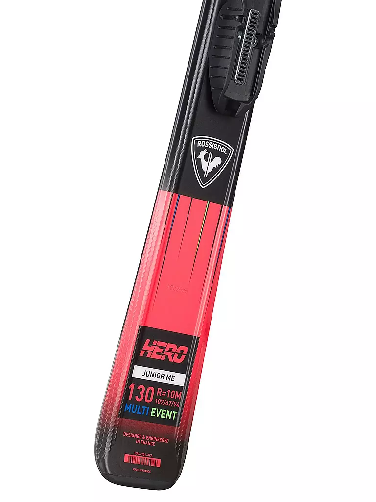 ROSSIGNOL | Jugendski Set Hero JR 100-120 + KID X 4 GW 22/23 | rot