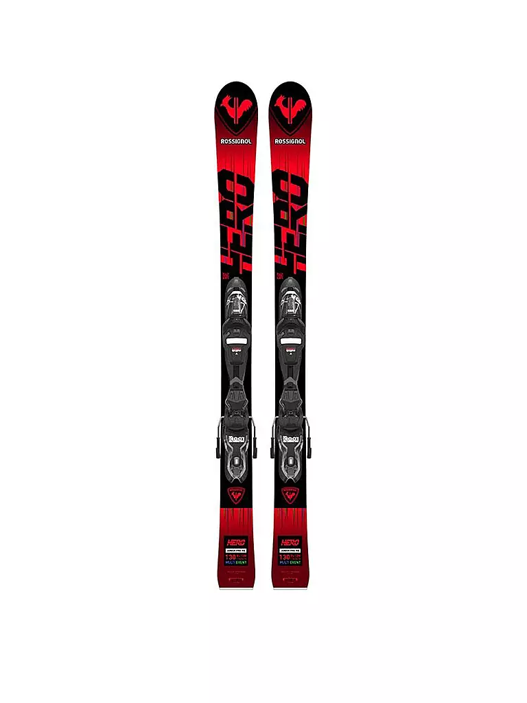 ROSSIGNOL | Jugendski Set Hero JR Multi-Event + Xpress JR 7 GW | rot