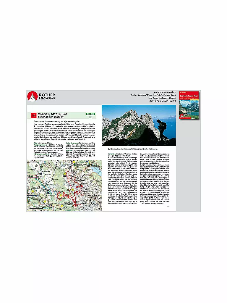 ROTHER | Buch - Dachstein-Tauern West | keine Farbe