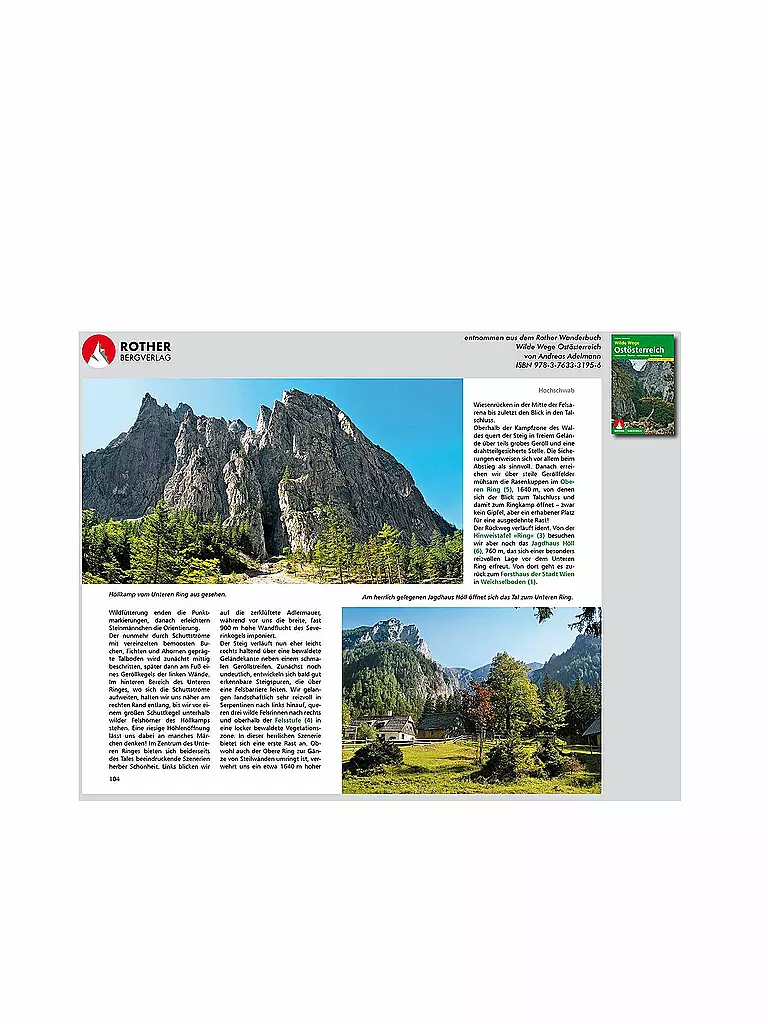 ROTHER | Buch - Wilde Wege Ostösterreich | keine Farbe