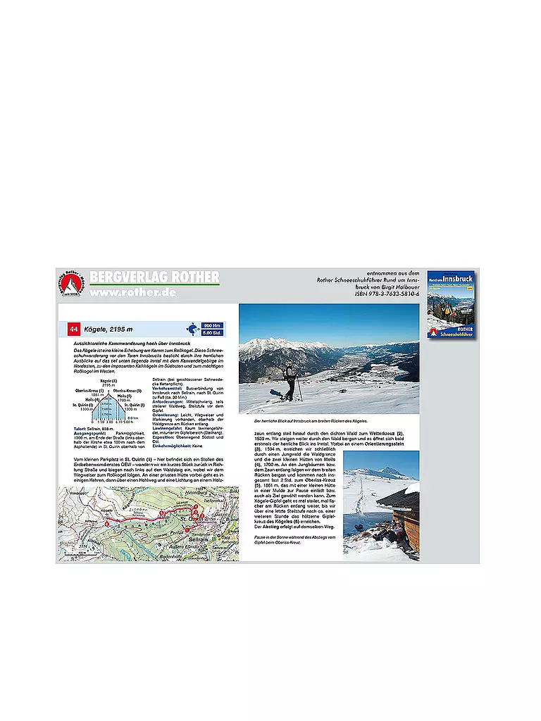 ROTHER | Schneeschuhführer Rund um Innsbruck | keine Farbe