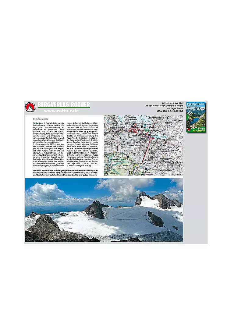 ROTHER | Wanderbuch Dachstein-Tauern mit Tennengebirge | keine Farbe