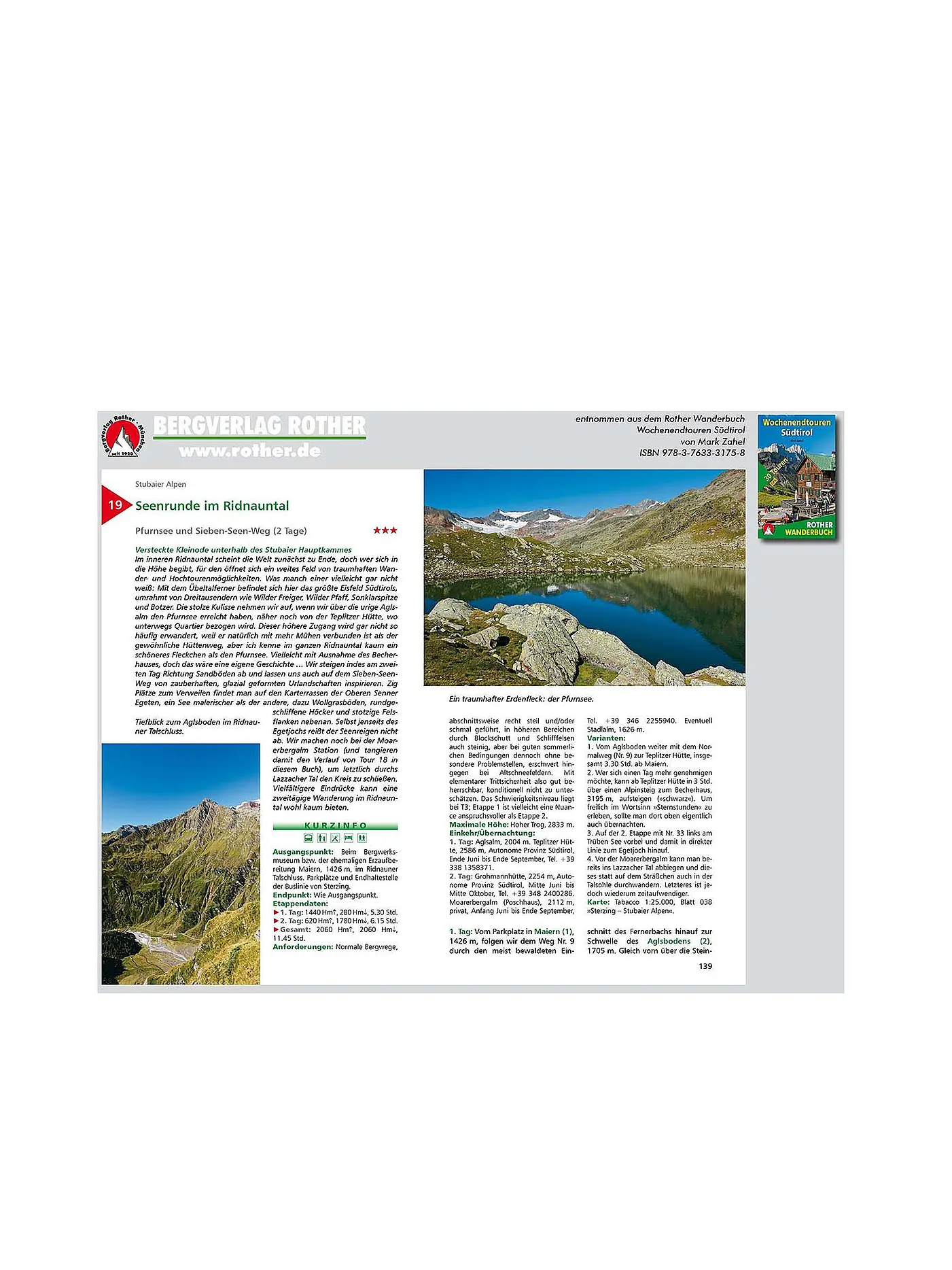 ROTHER | Wanderbuch Wochenendtouren Südtirol | keine Farbe