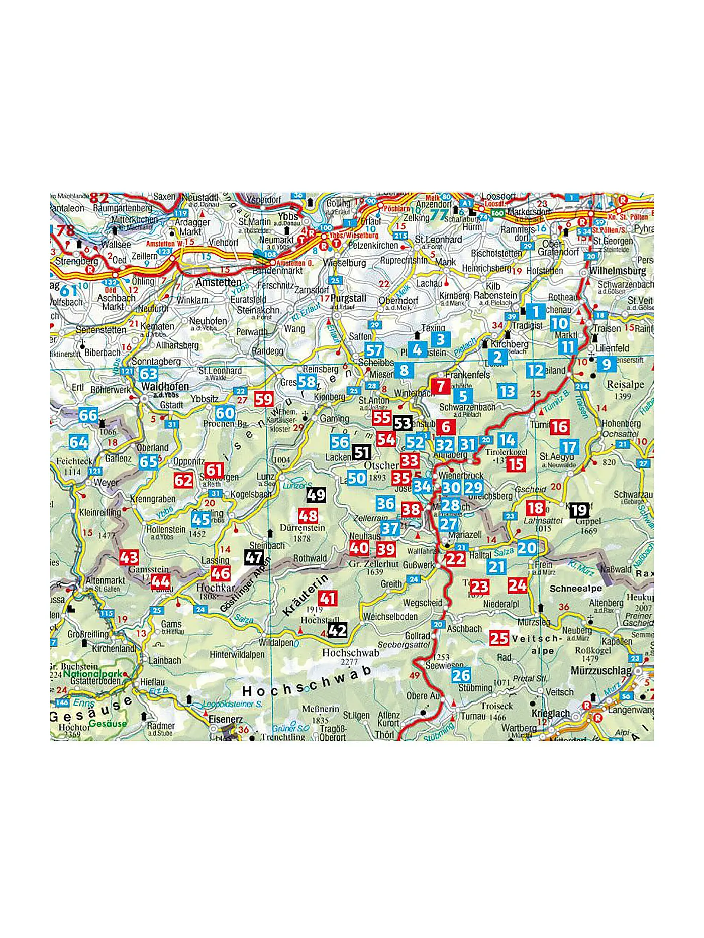 ROTHER | Wanderführer Ötscher, Mariazell | keine Farbe